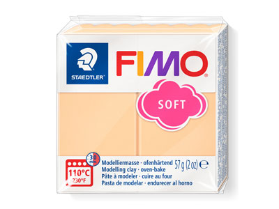 Fimo Soft Pastel Peach 57g Polymer Clay Block Fimo Colour Reference   405