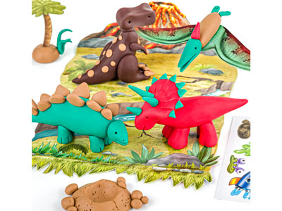 Fimo Dino Kids Form And Play       Polymer Clay Set - Standard Image - 4