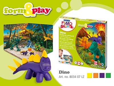 Fimo Dino Kids Form And Play       Polymer Clay Set - Standard Image - 8