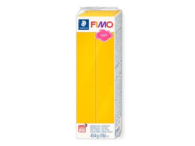 Fimo Soft Sunflower Yellow 454g    Polymer Clay Block Fimo Colour     Reference 16