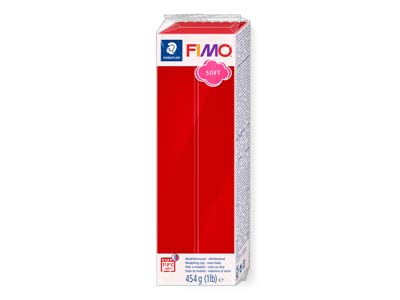 Fimo Soft Christmas Red 454g       Polymer Clay Block Fimo Colour     Reference 2