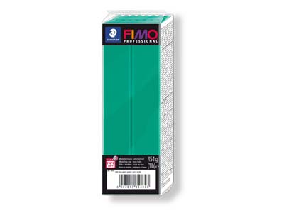 Fimo Professional True Green 454g  Polymer Clay Block Fimo Colour     Reference 500