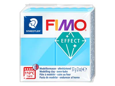 Fimo Effect Neon Blue 57g Polymer  Clay Block Fimo Colour Reference   301