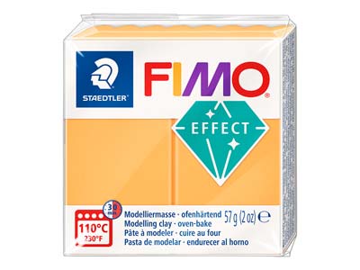 Fimo Effect Neon Orange 57g Polymer Clay Block Fimo Colour Reference    401