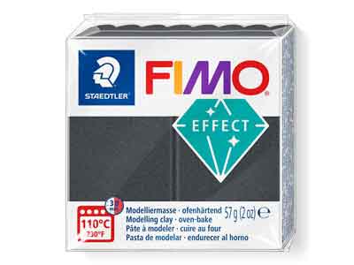 Fimo Effect Steel Grey 57g Polymer  Clay Block Fimo Colour Reference 91