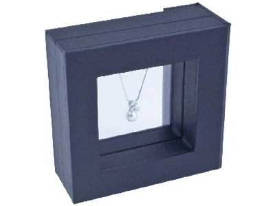 Black Small Window Display Box - Standard Image - 1