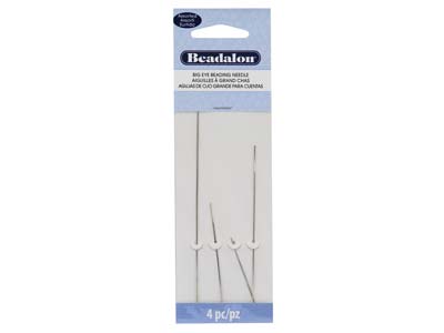 Beadalon Big Eye Beading Needle,   Variety Pack, 4 Pcs - Standard Image - 1