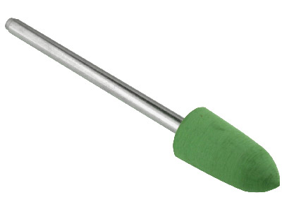 Eveflex Rubber Burr, 807 Green -   Extra Fine, On A 2.34mm Shank - Standard Image - 1