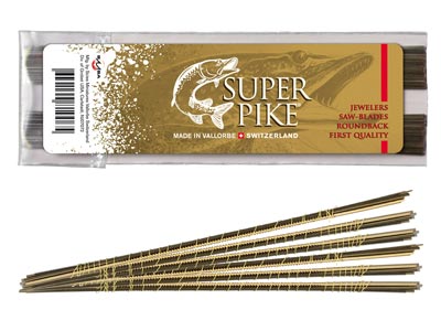 Super Pike Swiss Saw Blades Grade  2/0 Bundle 12 - Standard Image - 2