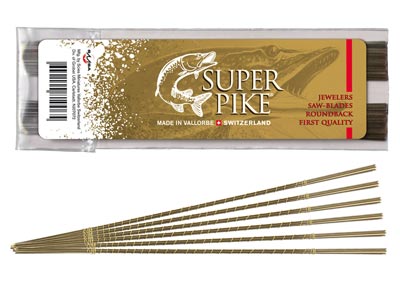Super Pike Swiss Saw Blades Grade 8 Bundle 12 - Standard Image - 2