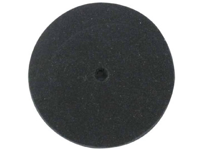 Silicone Rubber Wheel, Black,      Coarse - Standard Image - 1