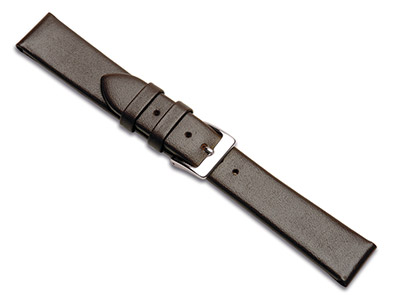 Brown Calf Watch Strap 18mm Genuine Leather - Standard Image - 1