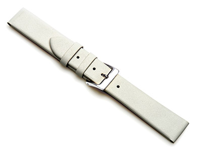 White Calf Watch Strap 20mm Genuine Leather