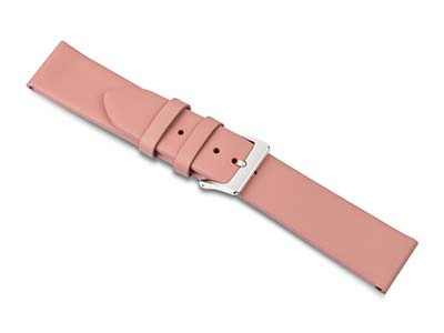 Pink Calf Watch Strap 20mm Genuine Leather