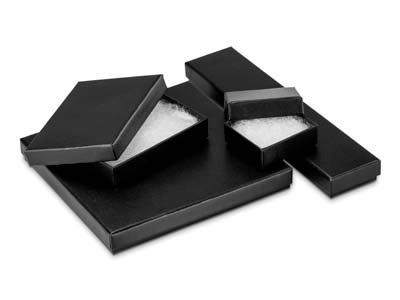 Black Card Boxes, Medium, Pack of 4 - Standard Image - 4