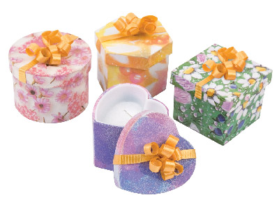 Pack Of 4 Sussy Boxes, Suitable For Ring Or Stud Earrings