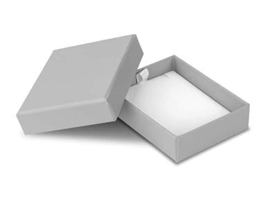 Grey Card Soft Touch Pendant Box