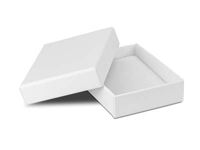 White Card Soft Touch Pendant Box