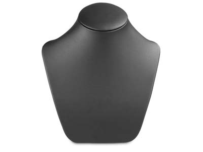 Black Leatherette Medium Neck Stand - Standard Image - 1
