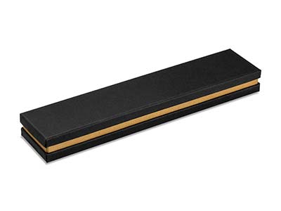 Black And Gold Metallic Bracelet   Box - Standard Image - 2