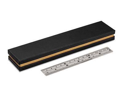 Black And Gold Metallic Bracelet   Box - Standard Image - 4