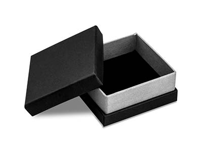 Black And Silver Metallic Small    Universal Box