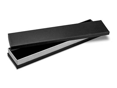 Black And Silver Metallic Bracelet Box - Standard Image - 1