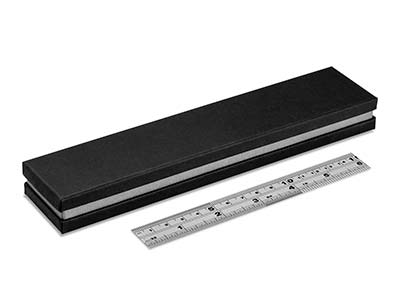 Black And Silver Metallic Bracelet Box - Standard Image - 4