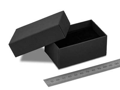Black Value Card Cufflink Box - Standard Image - 3
