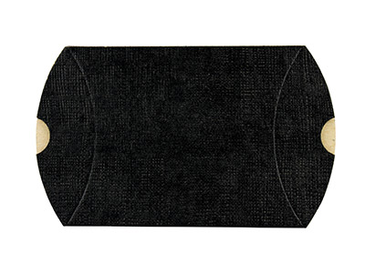 Flat Pack Pillow Box Black         Pack of 10 - Standard Image - 2