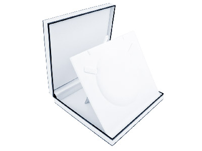 White Monochrome Collarette Box
