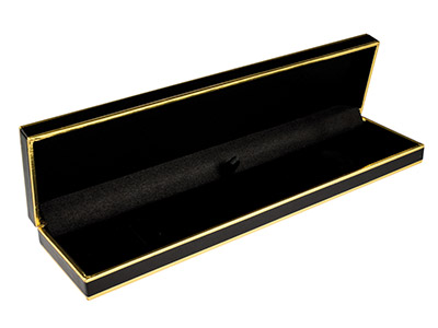 Black And Gold 2 Tone Bracelet Box