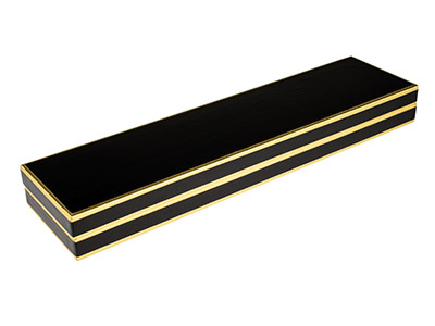 Black And Gold 2 Tone Bracelet Box - Standard Image - 2