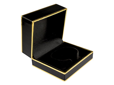 Black And Gold 2 Tone Bangle Box - Standard Image - 1