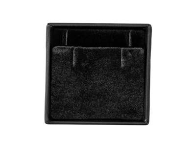Black Soft Touch Pendant/drop      Earring Box - Standard Image - 4