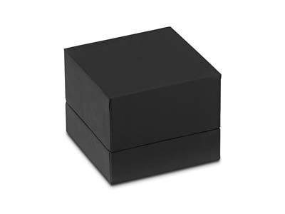 Premium Black Soft Touch Ring Box - Standard Image - 2