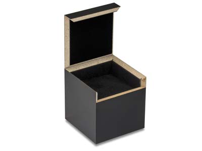Black Seamless Ring Box