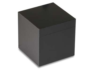 Black Seamless Ring Box - Standard Image - 2