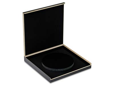 Black Seamless Flat Necklace Box