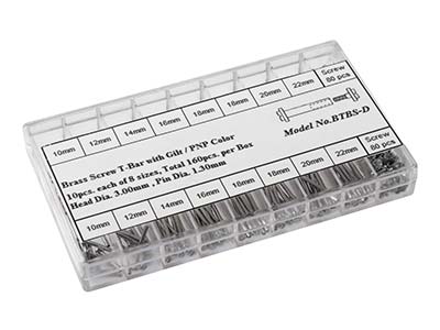 Watch Strap Screw Bars Assortment  Box 160 Pieces - Standard Image - 1