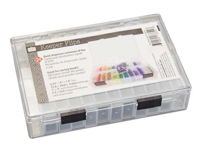 Beadsmith Keeper Flips Bead Box 24 Containers - Standard Image - 8