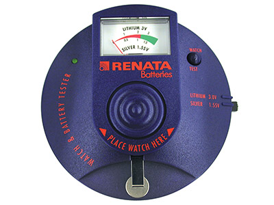 Renata Quartz Watch And Cell       Battery Repair Tester Silver 1.5v  Lithium 3.0v