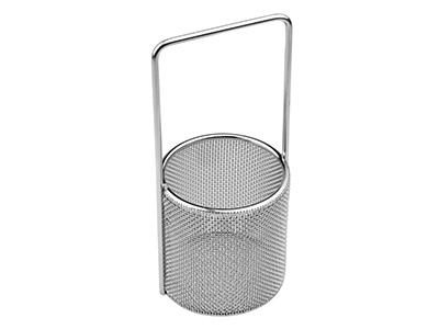 Elma Round Stainless Steel         Immersion Mesh Basket - Standard Image - 1
