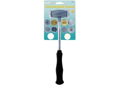 Beadsmith Interchangeable Hammer   With 12 Head Inserts