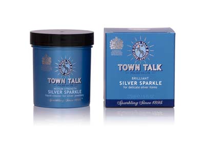 Town Talk Silver Sparkle Dip 225ml