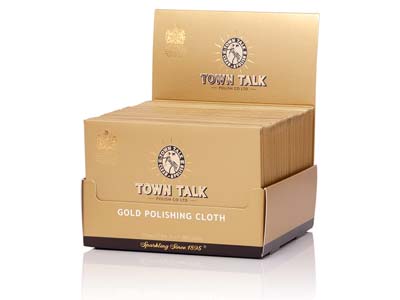 Town Talk Gold Cloth Small, 12.5cm X 17.5cm, Trade Pack of 50