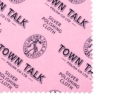 Town Talk Silver Cloth Small,      12.5cm X 17.5cm, Anti-tarnish - Standard Image - 2