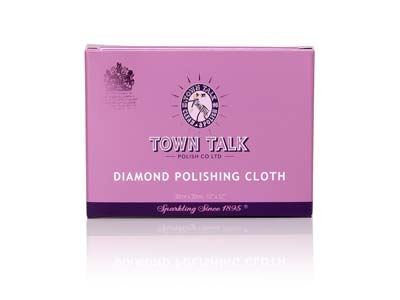 Town Talk Diamond Polishing Cloth  Large, 30cm X 30cm