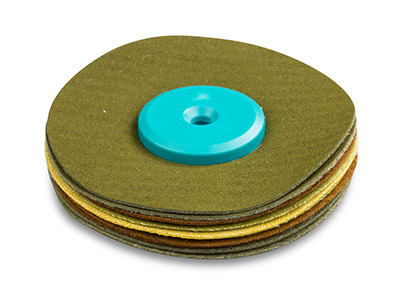 Synthetic Suede Polishing Mop,     Soft, Small 55mm X 8mm