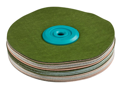 Synthetic Suede Polishing Mop,     Soft, Large 120mm X 18mm